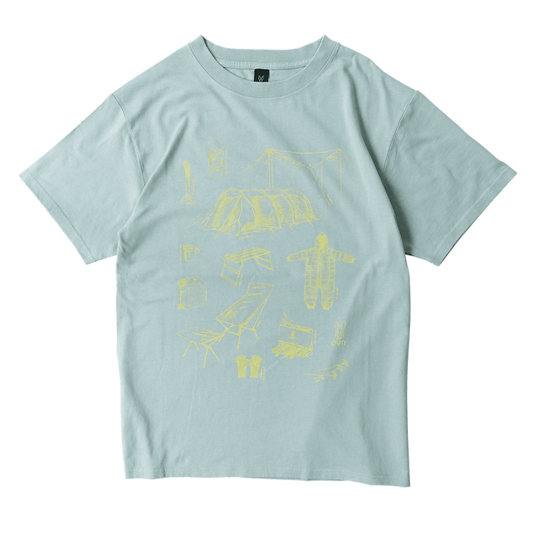 サムネイル： [ 8 JULY ] DoD Gear illustration t-shirt Blue M