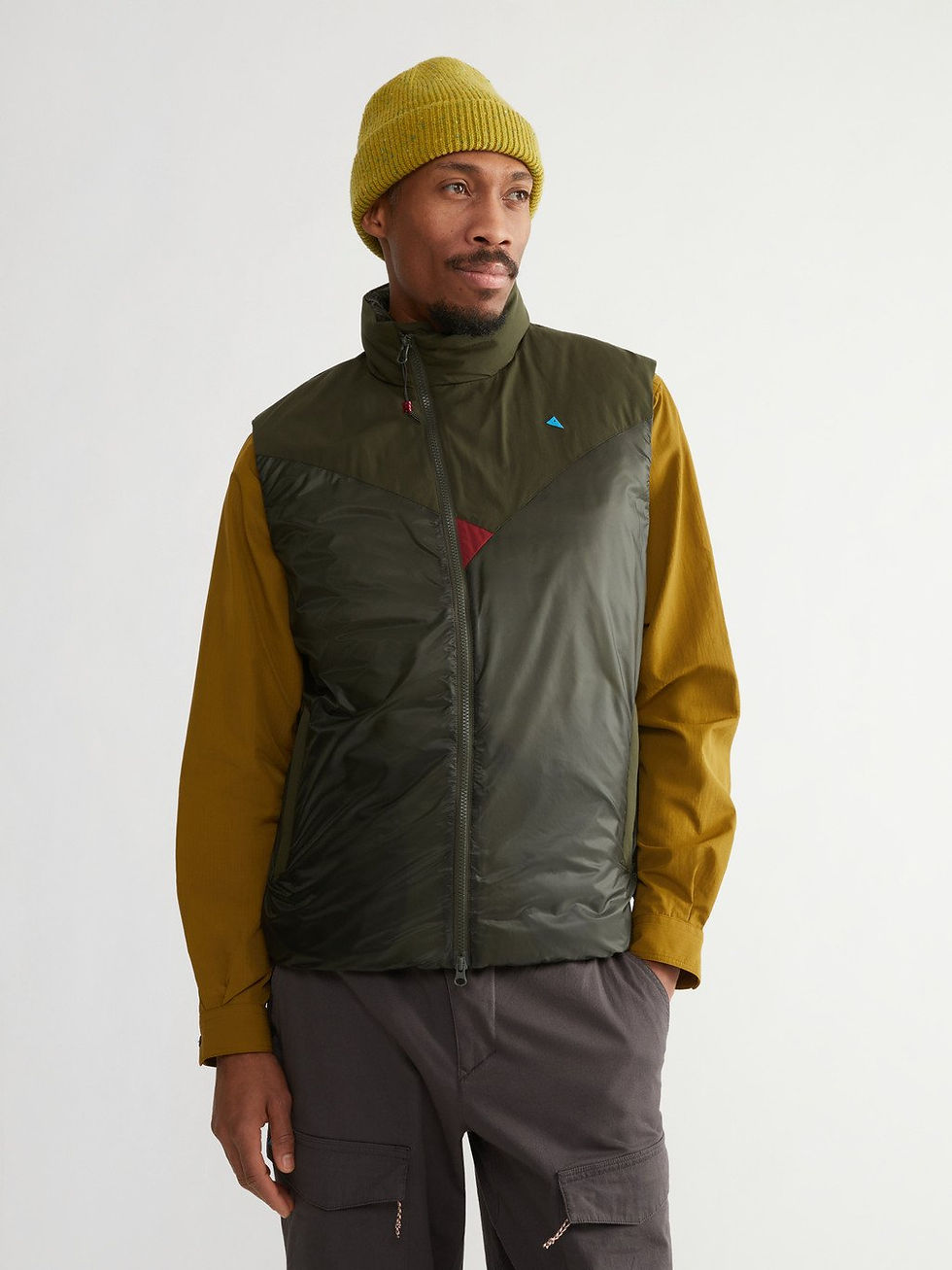 ภาพขนาดย่อ: Klattermusen Brokk Light Down Vest M's Rosin Green
