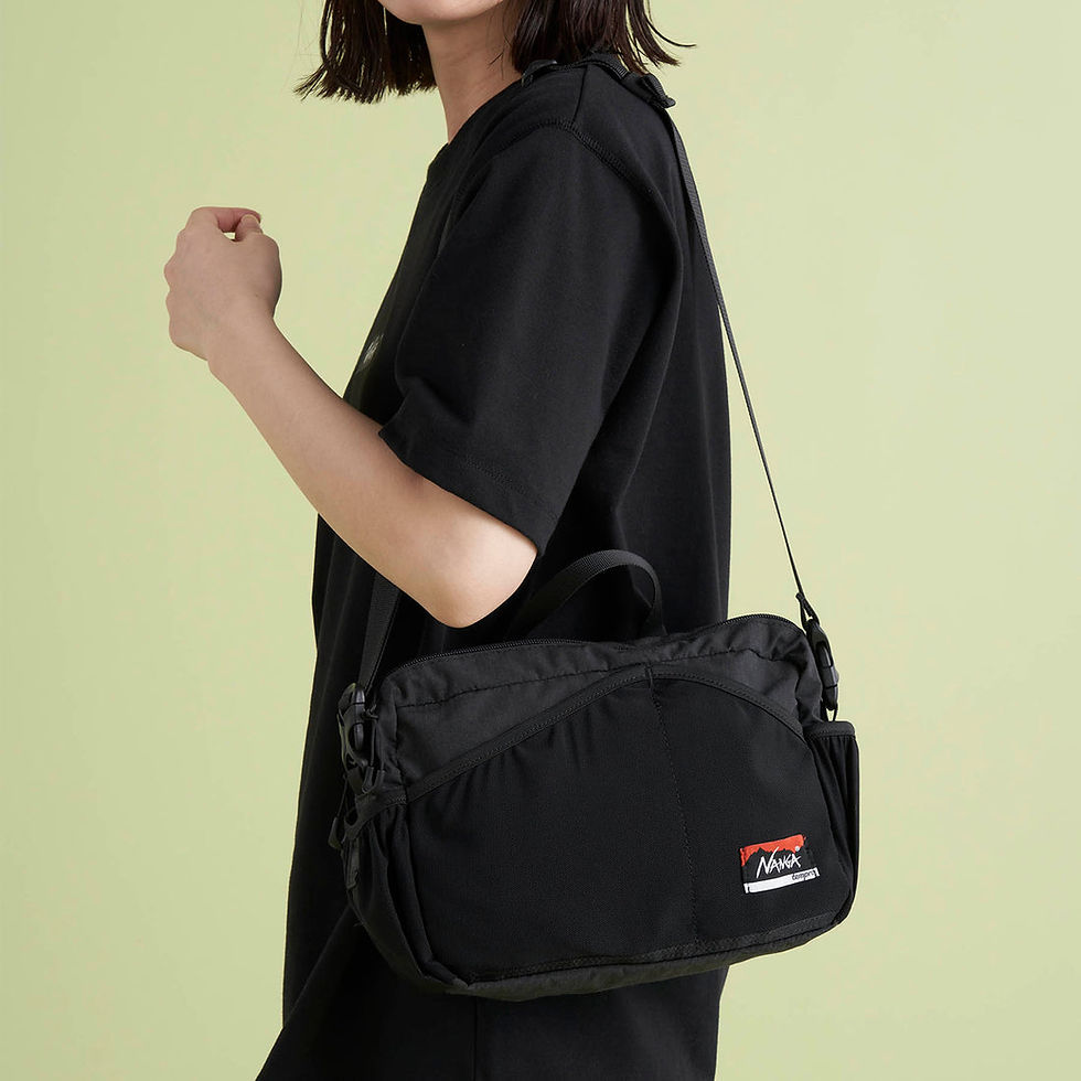 ภาพขนาดย่อ: NANGA×TEMPRA TAKIBI SHOULDER BAG BLK