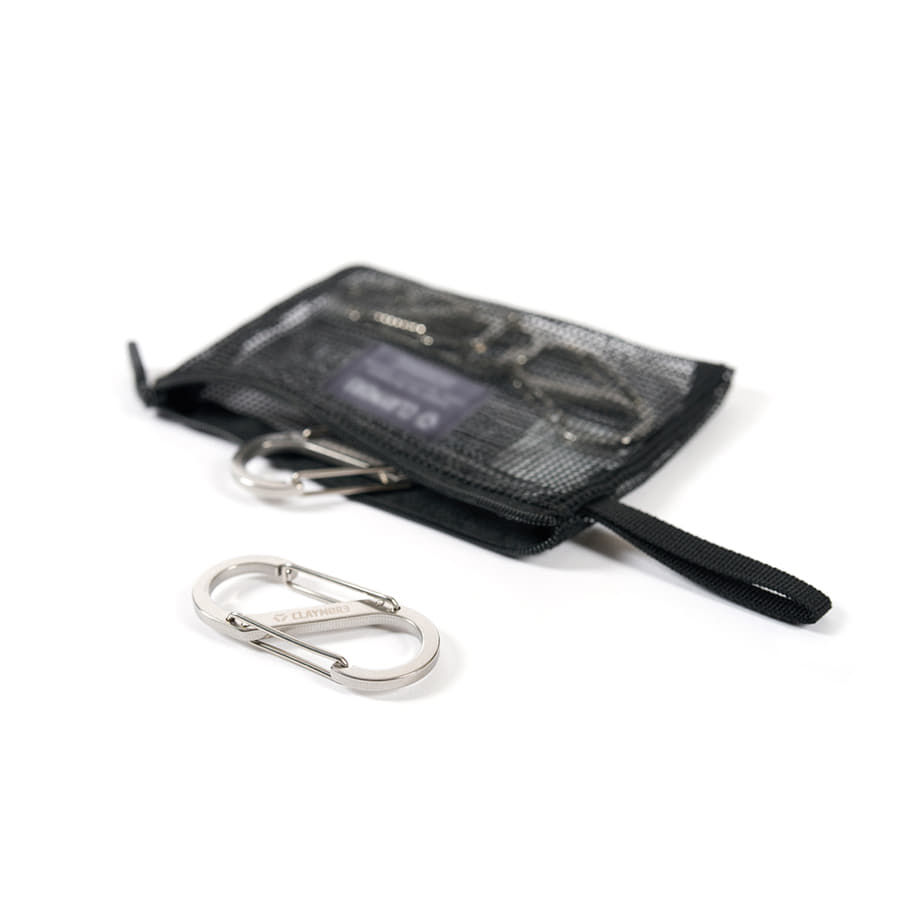 Thumbnail: CLAYMORE Stainless steel 304 SS Carabiner 3.5T W 22.5 x H 51 mm ( 5 ชิ้น )