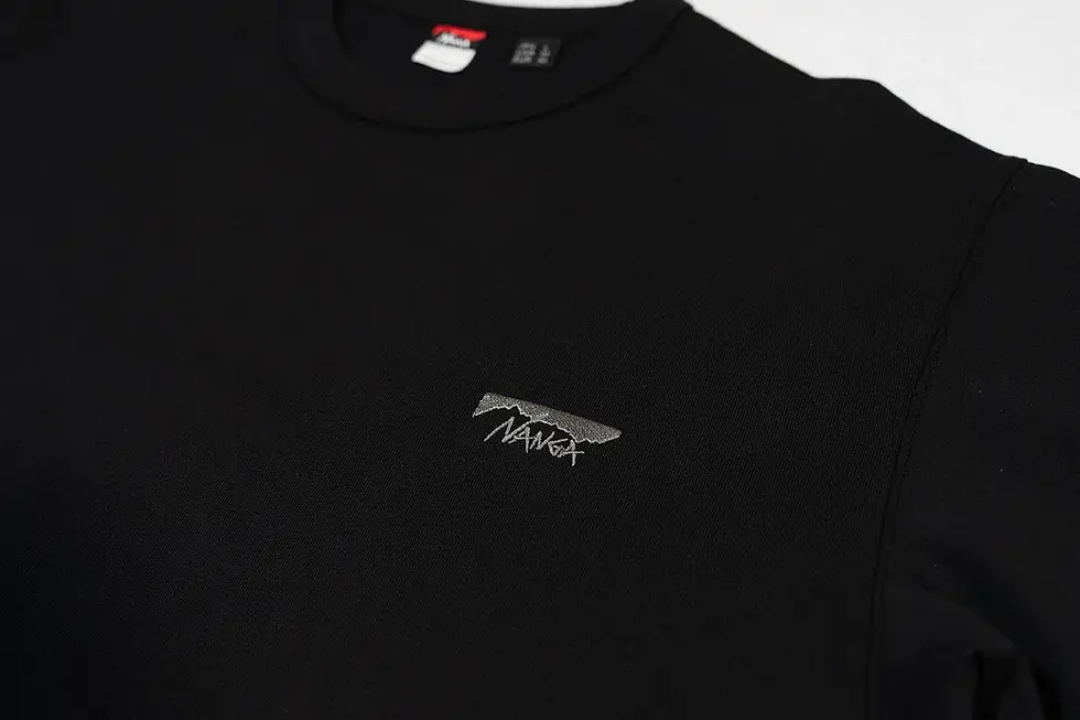 Thumbnail: TC NANGA x TOKYO CRAFTS Embroidery T-Shirt — Black