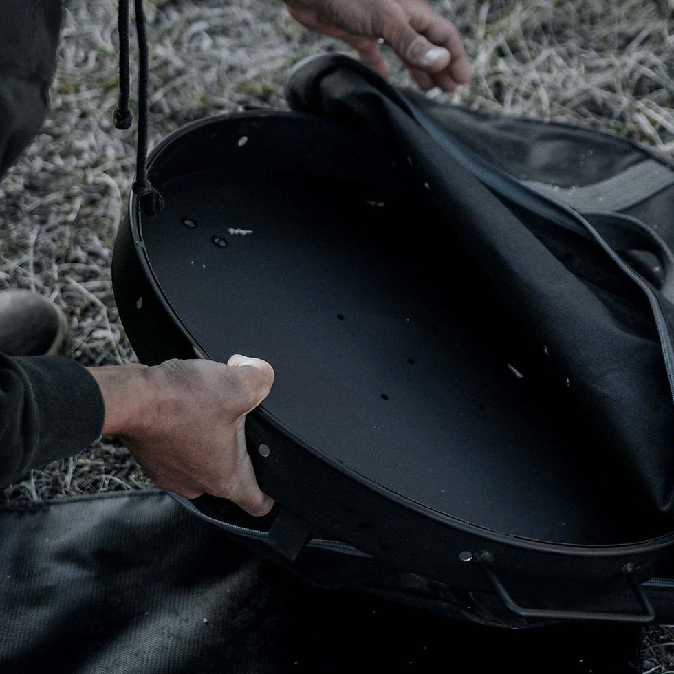 Thumbnail: Barebones Cowboy Grill Charcoal Tray