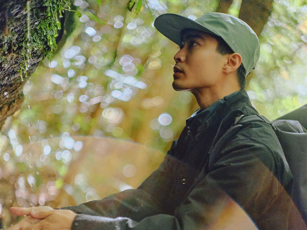 Thumbnail: Snow Peak AC24 GORE-TEX Rain Cap Foliage