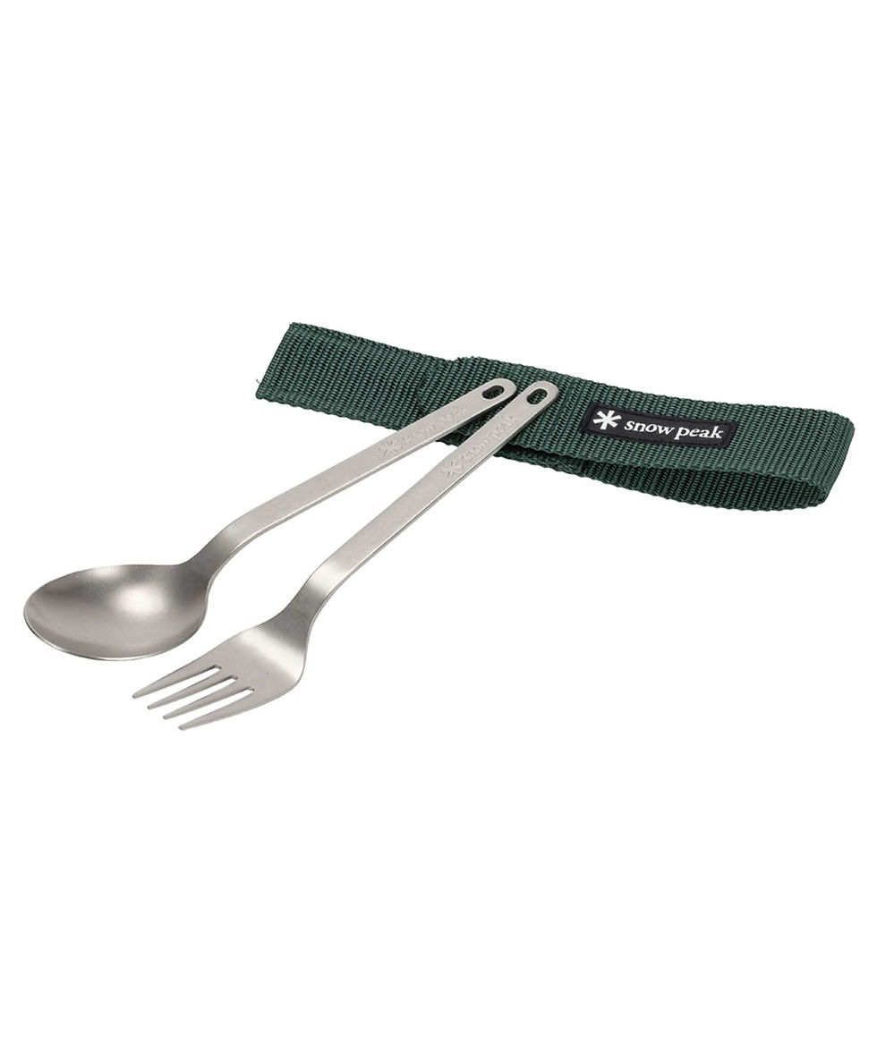 ภาพขนาดย่อ: Titanium Fork & Spoon Set