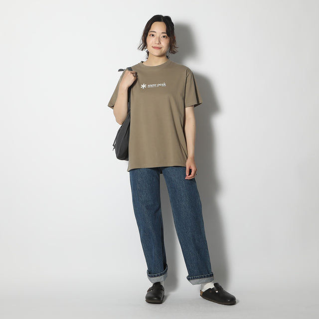 Thumbnail: Snow Peak AW24 Soft Cotton Logo Short Sleeve T-Shirt Pro.