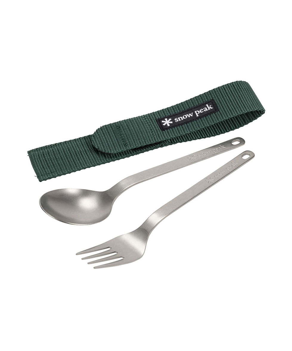 ภาพขนาดย่อ: Titanium Fork & Spoon Set