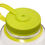 サムネイル： NALGENE 32oz Wide Mouth Clear with Green Loop-Top Closure