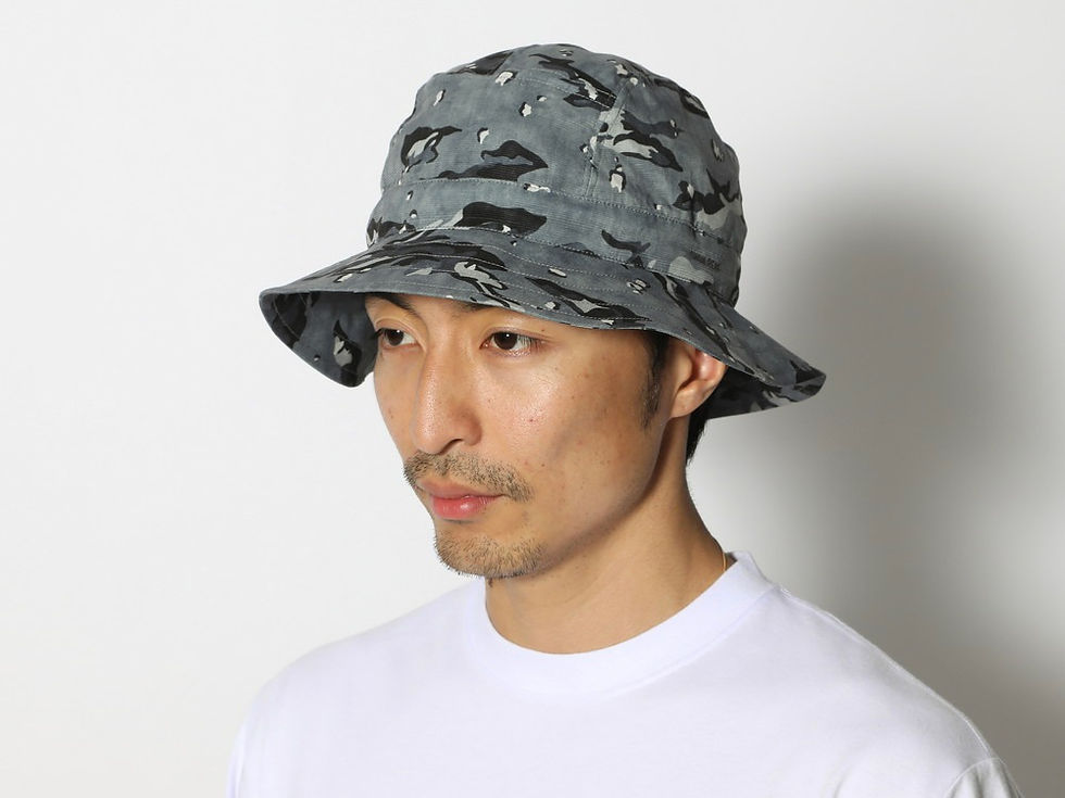 ภาพขนาดย่อ: SNOW PEAK AC24 PRINTED BREATHABLE QUICK DRY HAT GREY