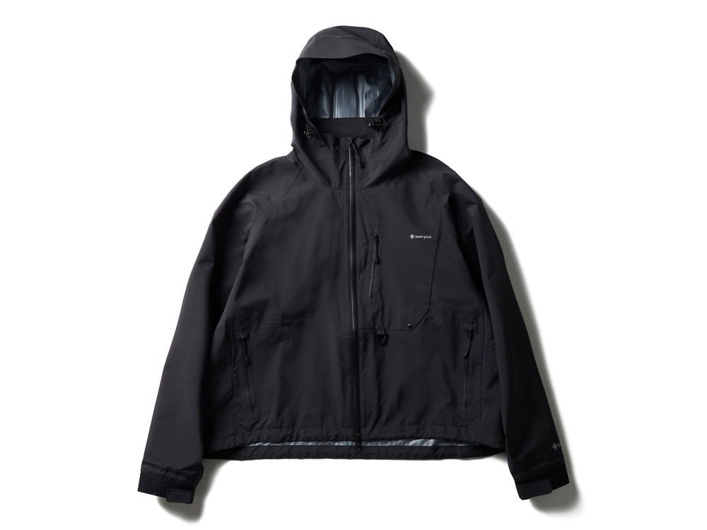 Snow Peak GORE-TEX Lightweight Rain Wading Jacket-BLACK