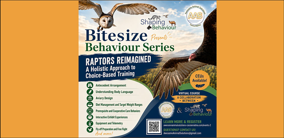 BBS Presents: Raptors Reimagined - A Holistic Approach to Choice-Based Training