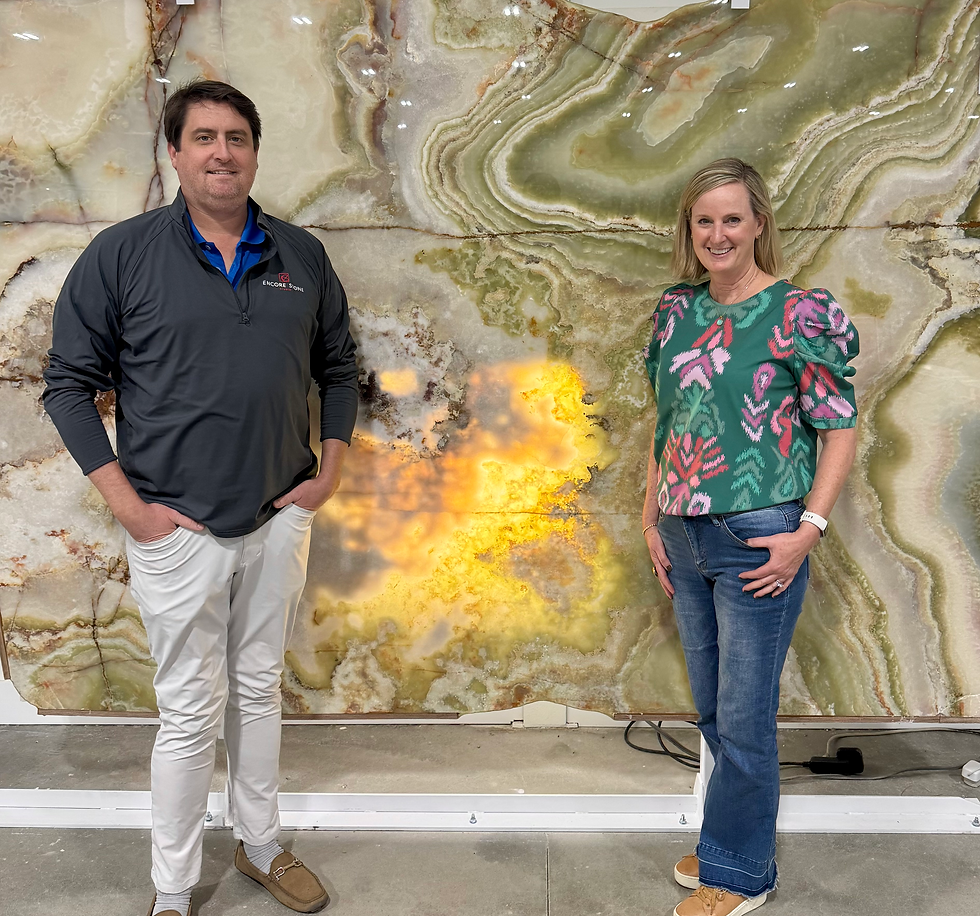 Clark Hunter & Robin Johnson, Backlit Onyx