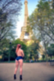 Kali Pulling Her Stunt At The Eiffel Tower.jpg