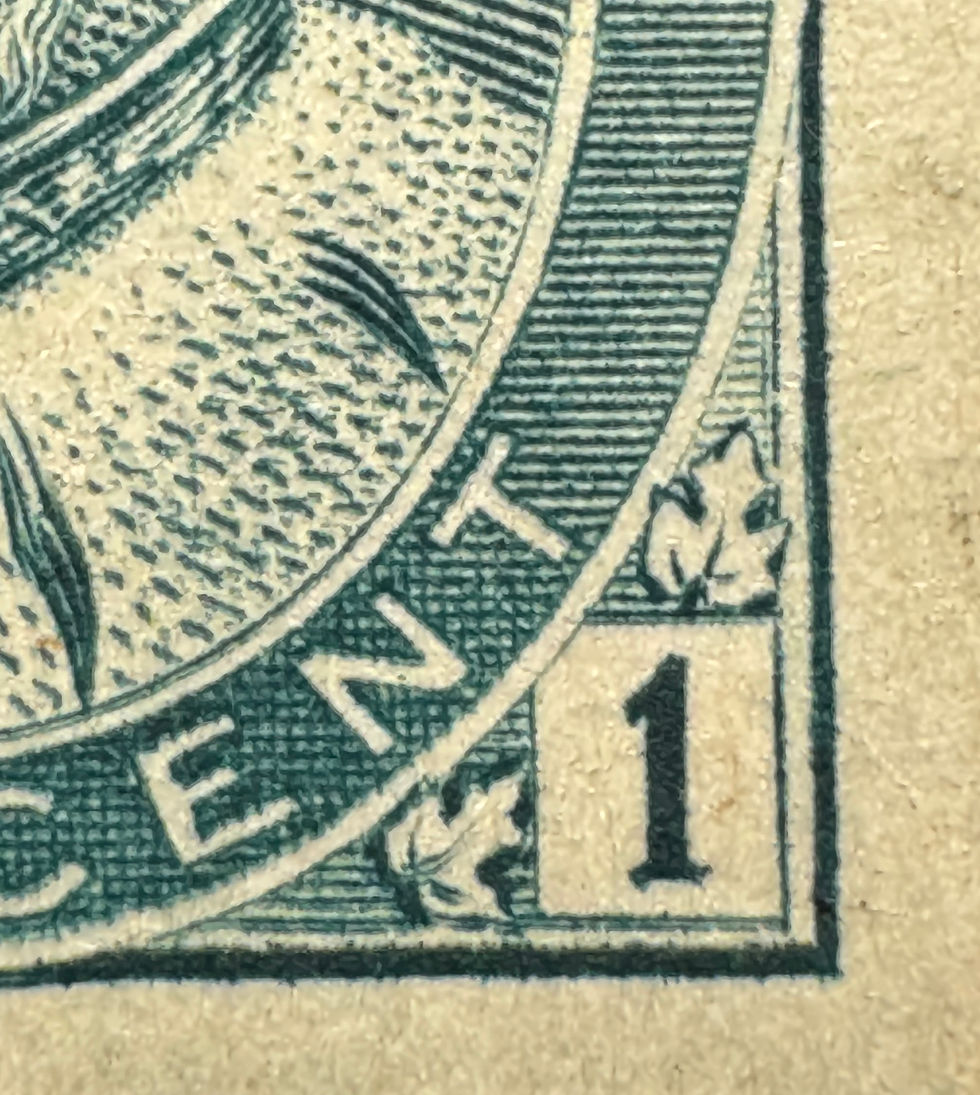 Thumbnail: UCS#0089 very strong re-entry at base - 1c green KEVII