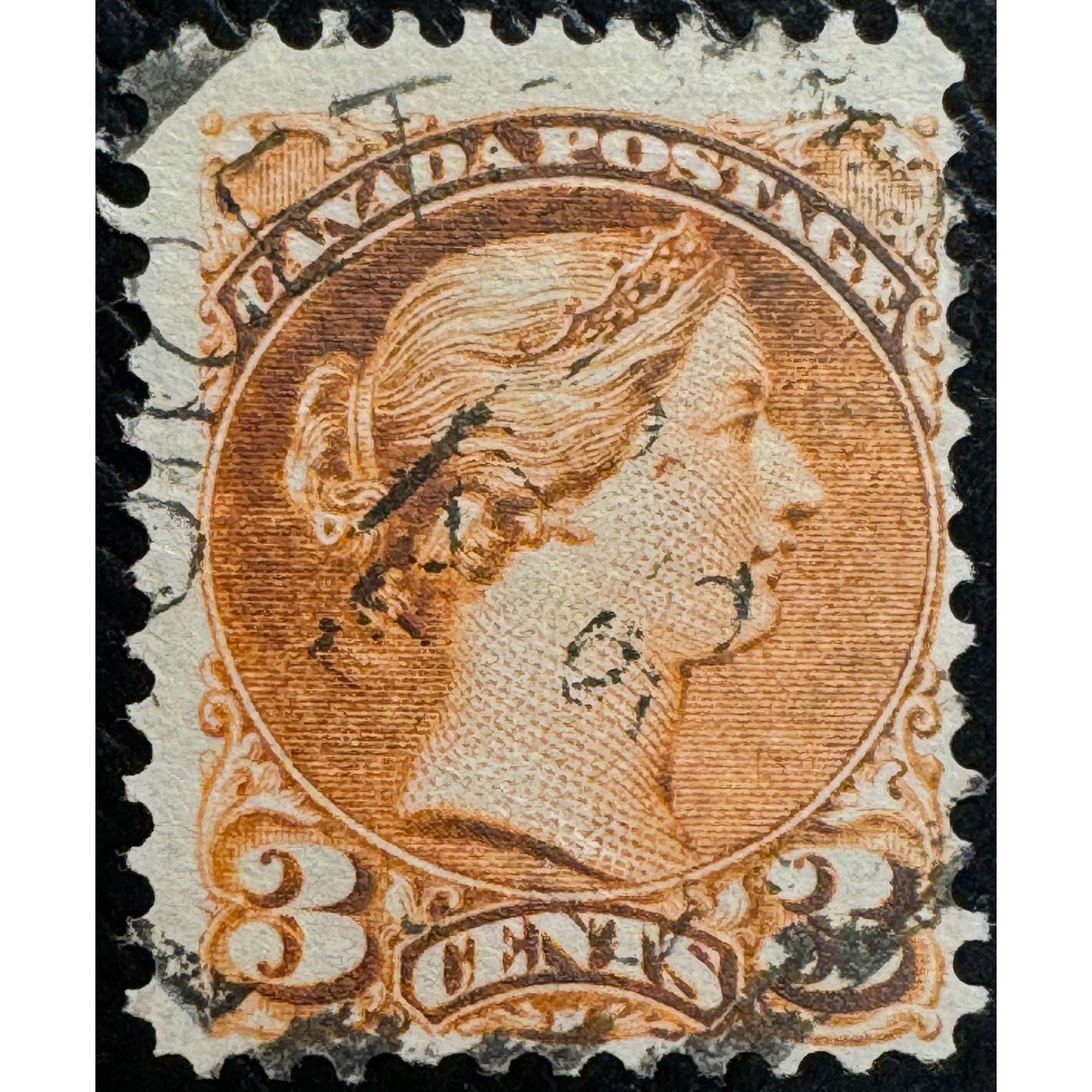 UCS#0041 "scar on face" - 3c QV Small Queen