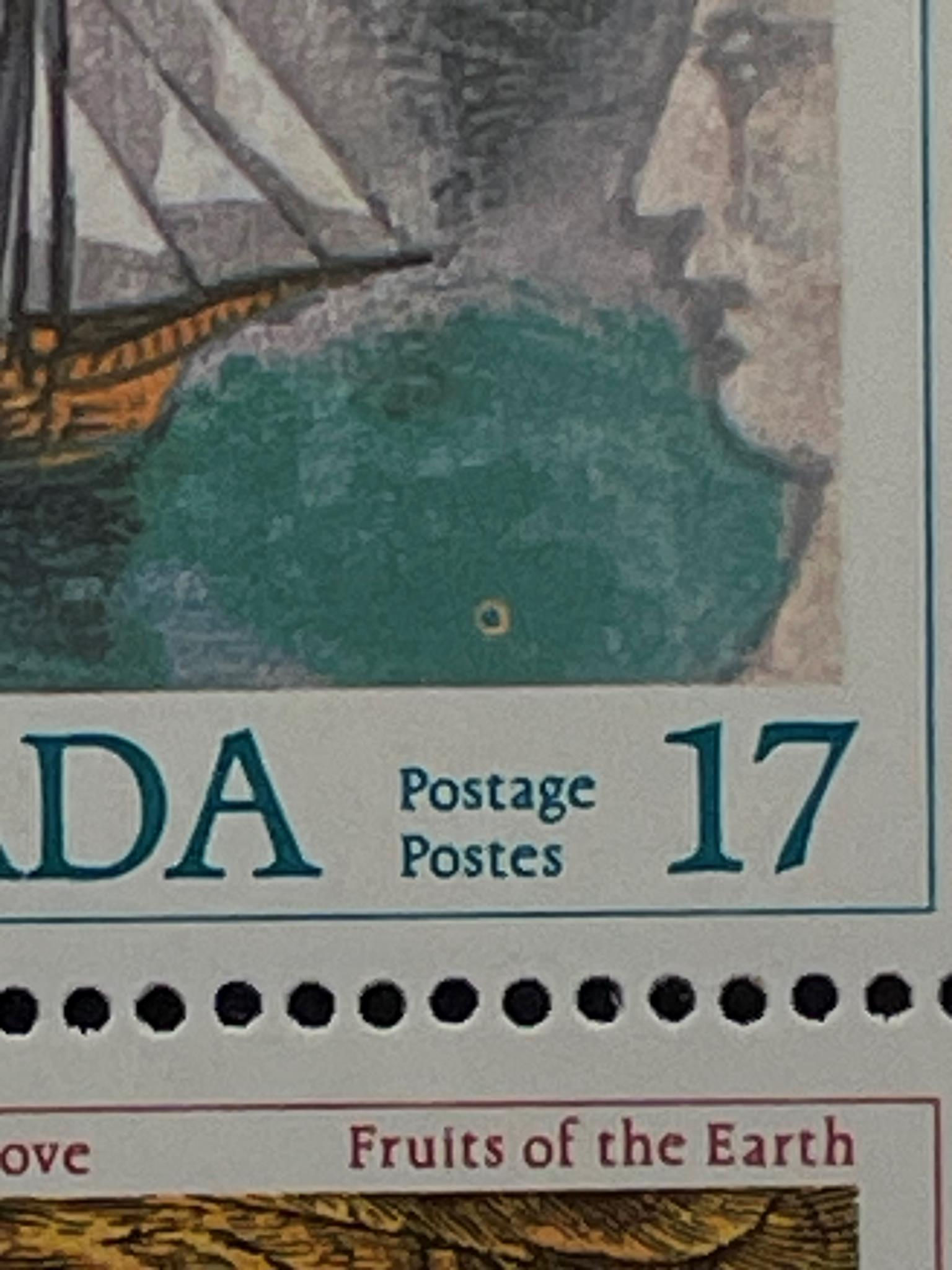 UCS#0818b MNH UL block w/"life preserver" variety - 17c Nelligan