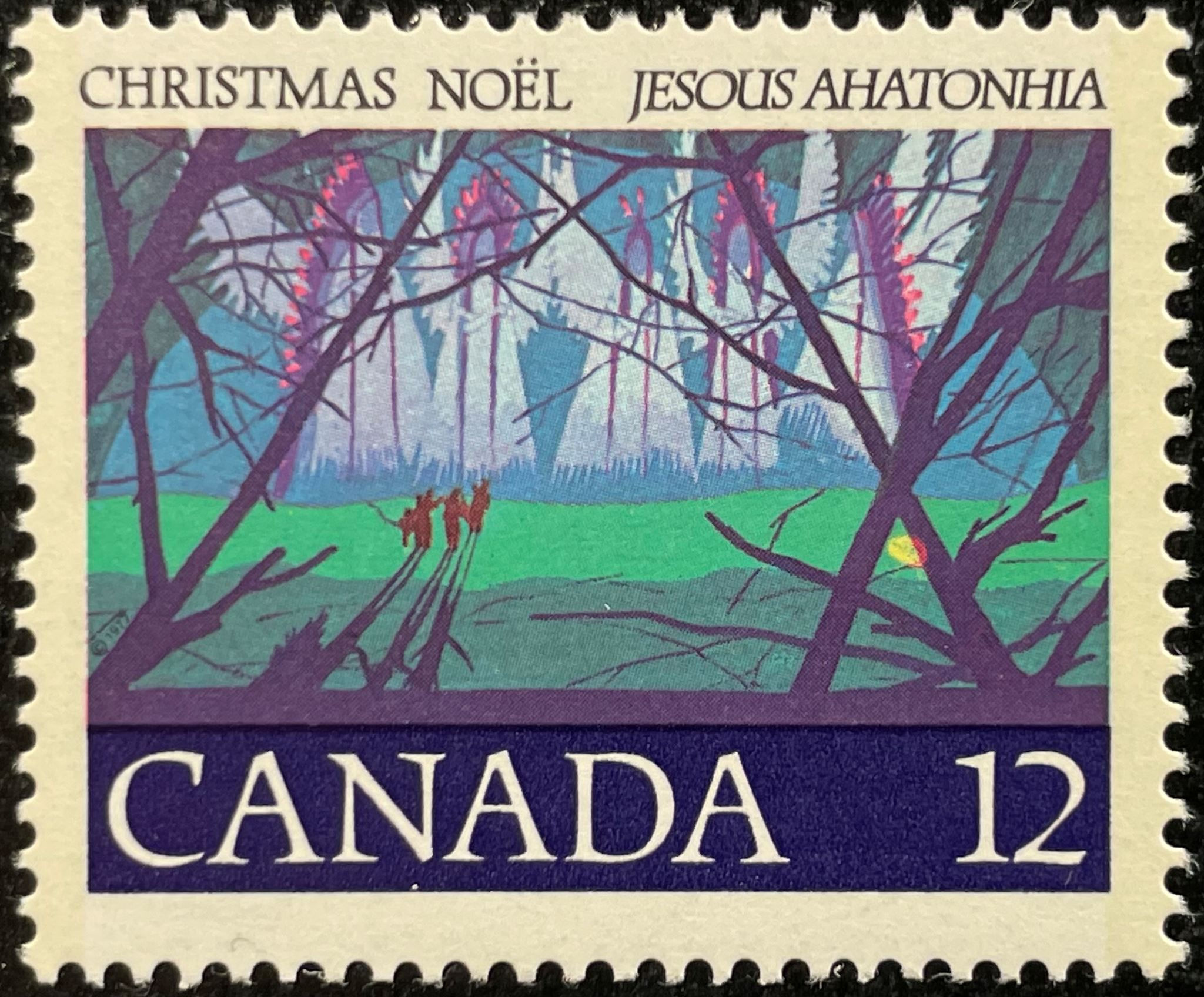UCS#0742 MNH "Yellow light in trees" 12c Angelic Choir