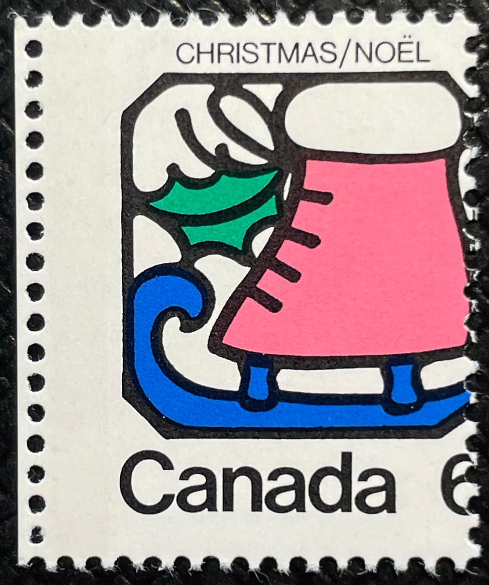 UCS#0625 MNH misperforation 6c Ice Skate