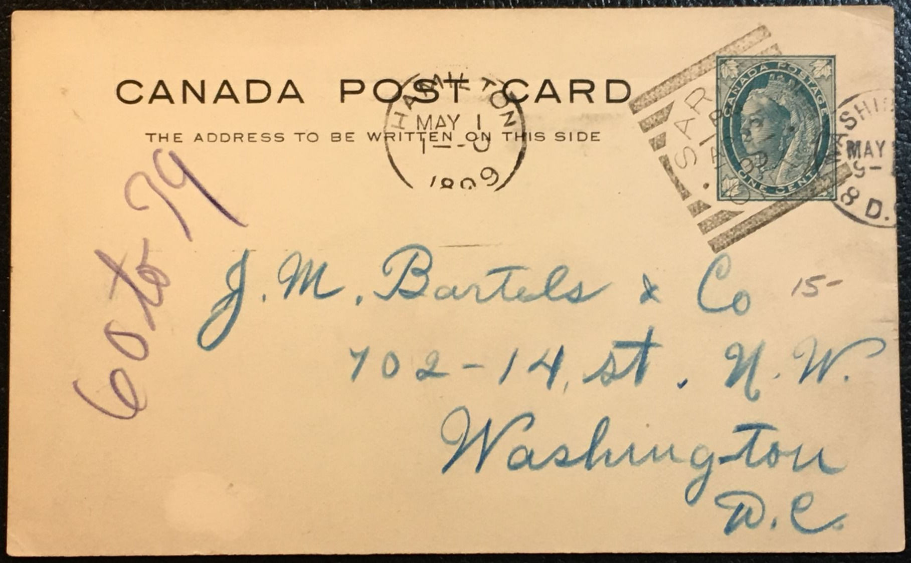 UCS#UX17 Squared Circle SARNIA ONT - AP 29 99 - nice strike!