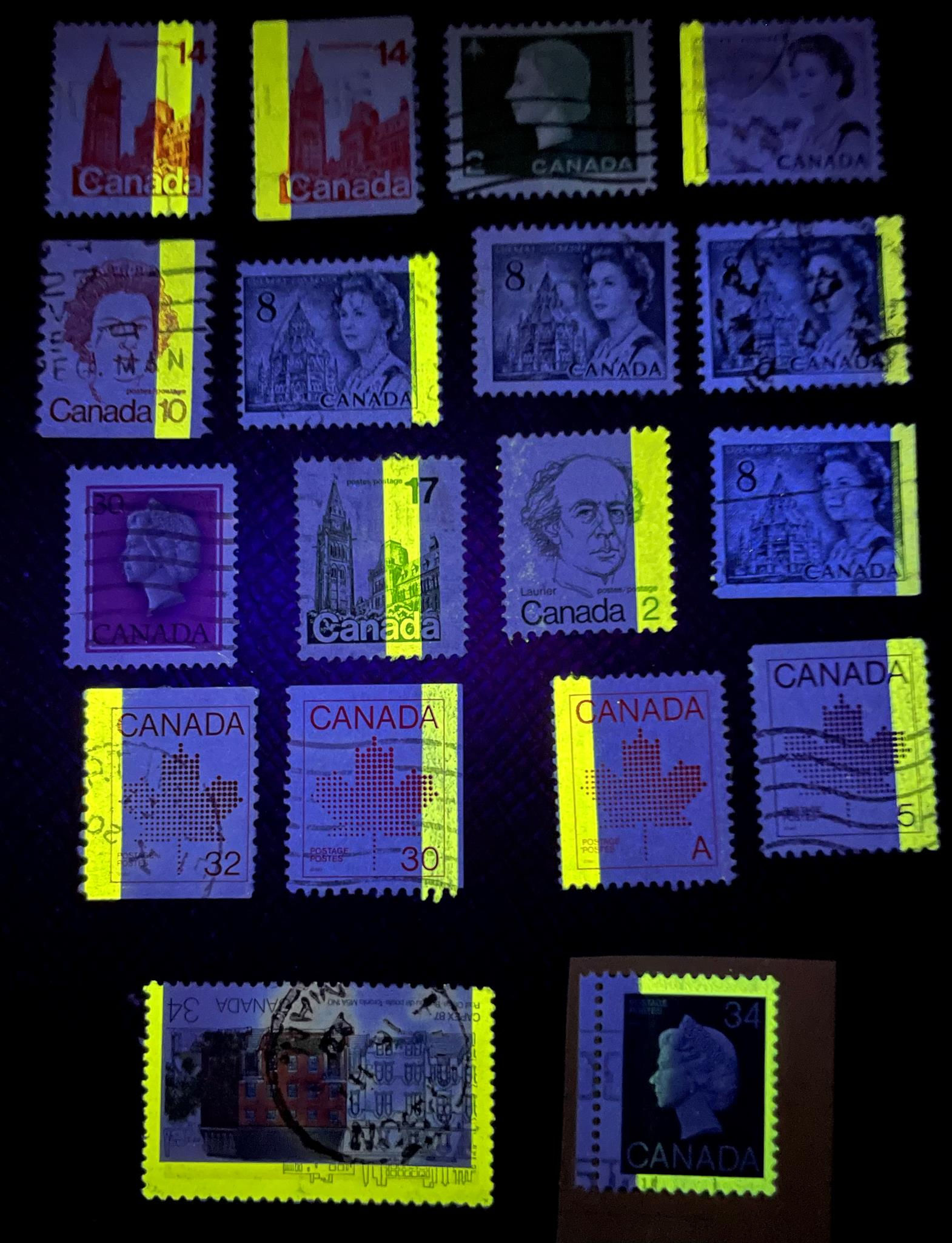 UCS#0544, etc - Selection of used Canada tagging errors on various issues