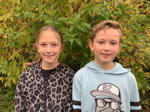 Unsere neuen Schülersprecher*innen: David und Linn (Klasse 4)