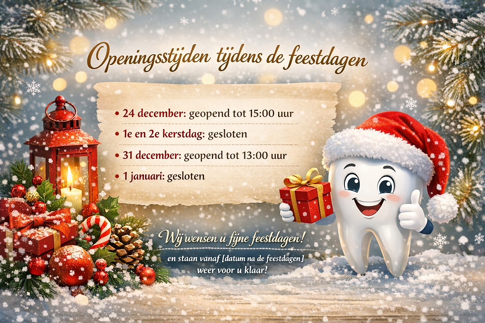 Openingstijden tijdens de feestdagen
