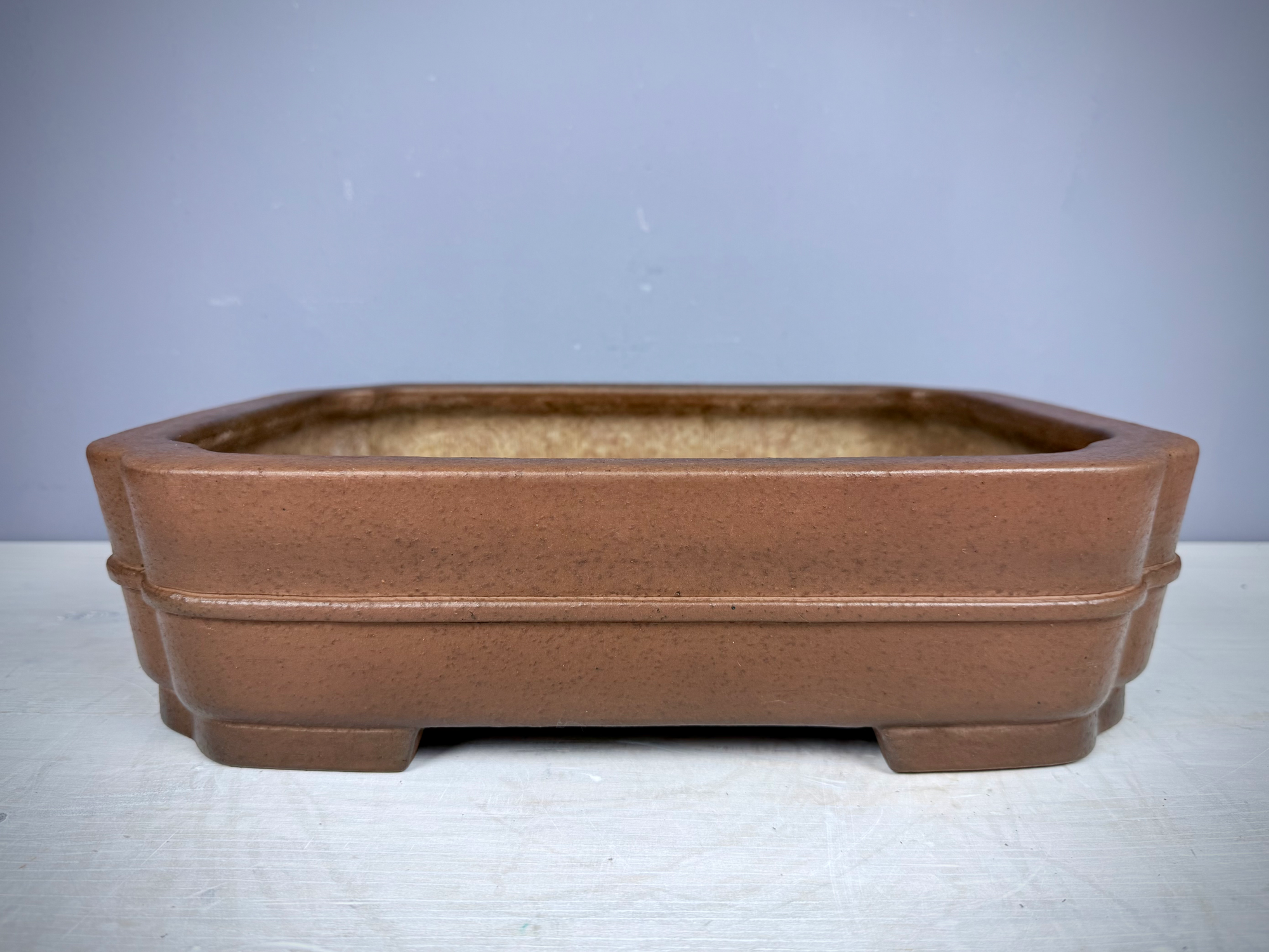Tokoname bonsai pot - Keizan (Mr. Hisada Shizuo), 37,2 x 29,2 x 9,8