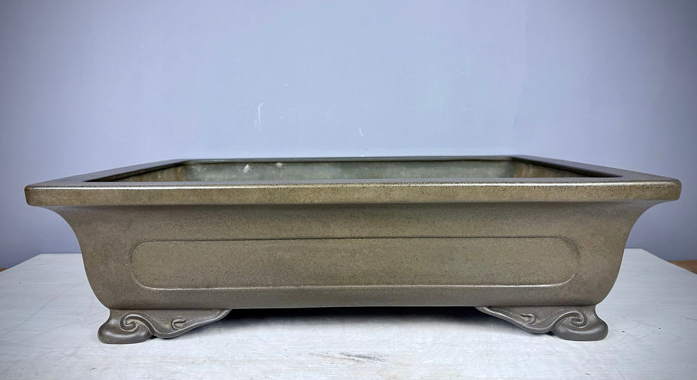 Thumbnail: Tokoname bonsai pot - Eiraku , 55,7 x 39,9 x 15,3
