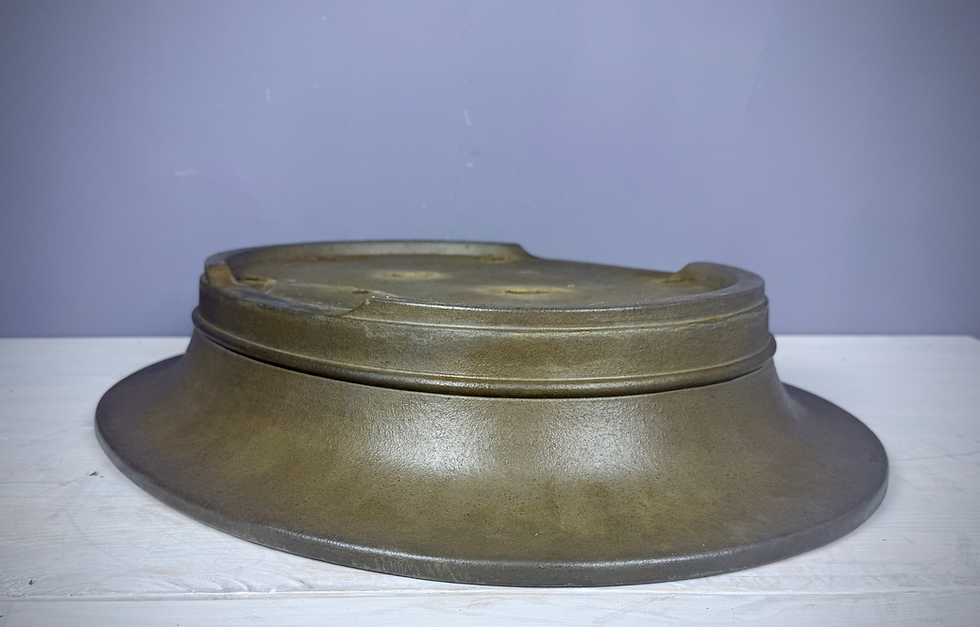 Thumbnail: Tokoname bonsai pot - Sanpou ( Mr. Saida Miyozou ), 51,6 x 41,8 x 9,4