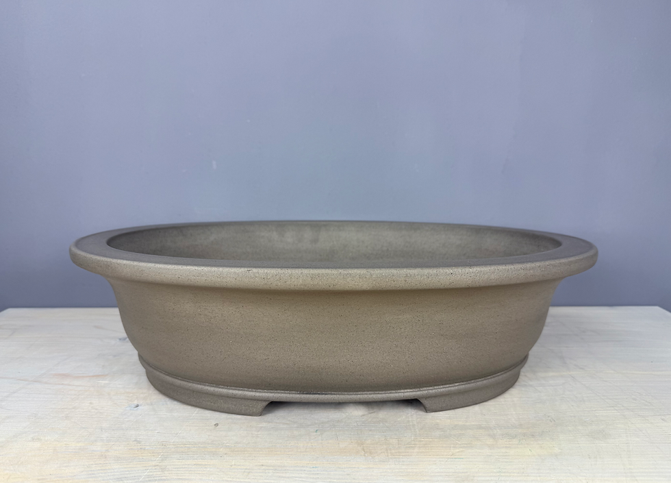Thumbnail: Tokoname bonsai pot - Keizan ( Mr. Hisada Shizuo ), 50 x 40,3 x 13,1