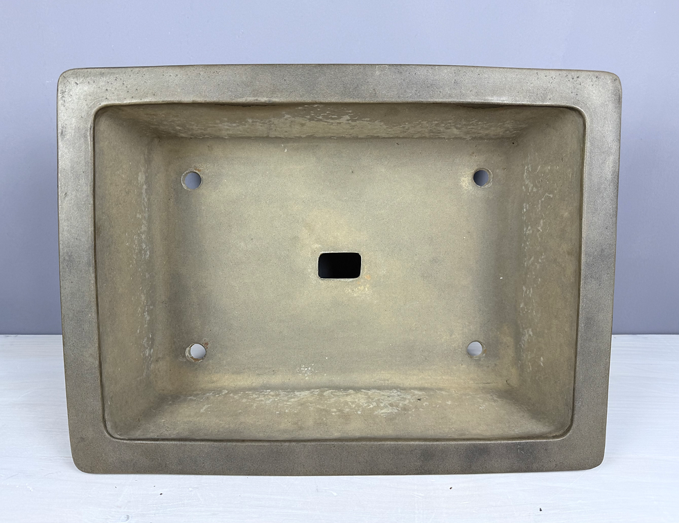 Thumbnail: Tokoname bonsai pot - Keizan Hisada ( Mr. Hisada Shizuo ), 47,5 x 35,5 x 16