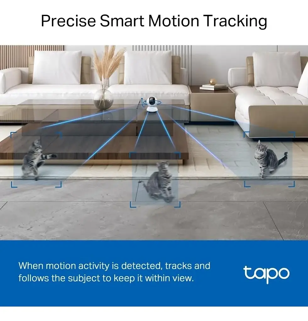 Thumbnail: Tp-link Tapo Cámara Wifi 4mp Interior 360º Visión Nocturna Blanco