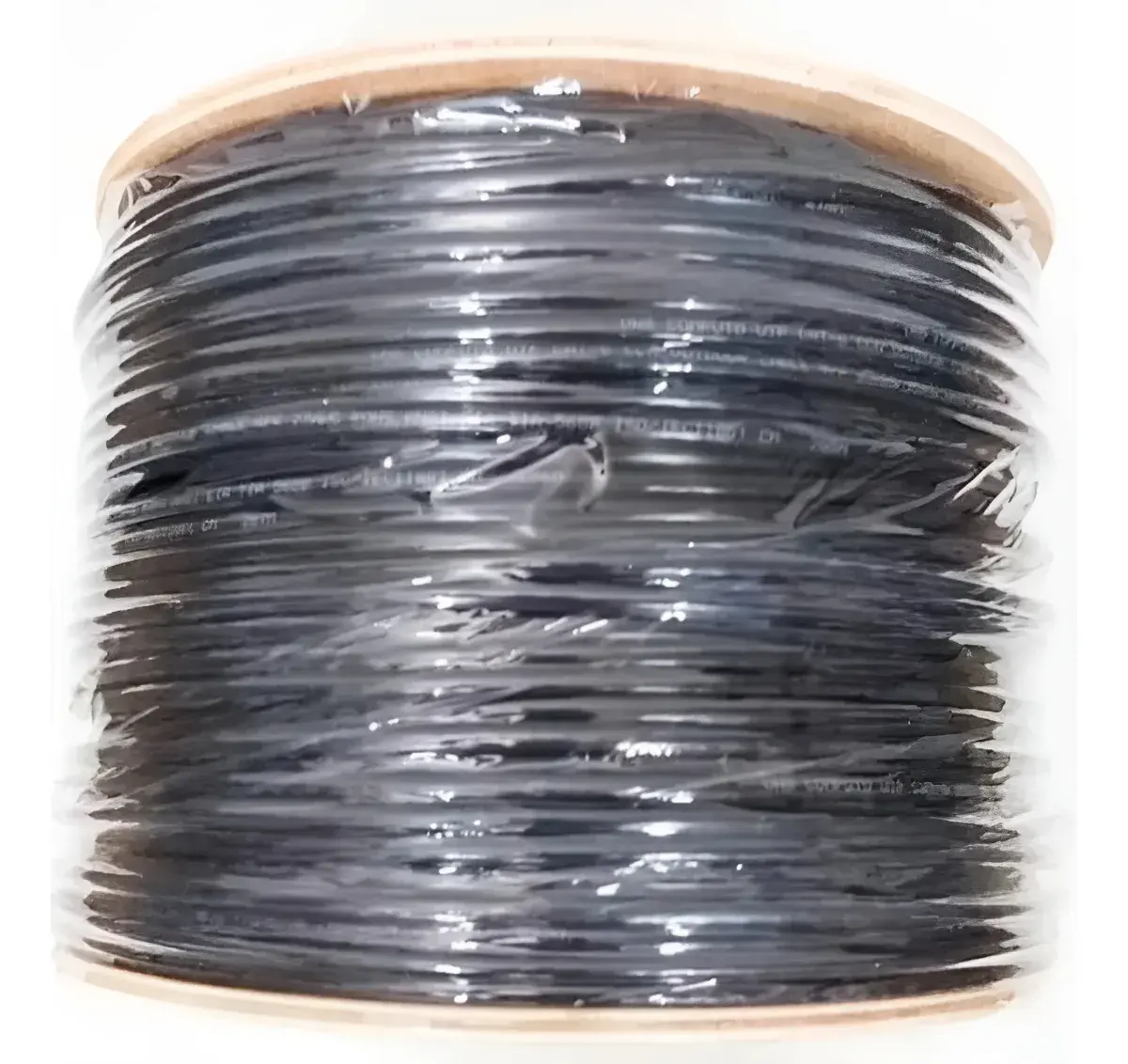 Cable UTP Cat6 Exterior Premiun 305m Doble Forro Negro CCA 350MHz