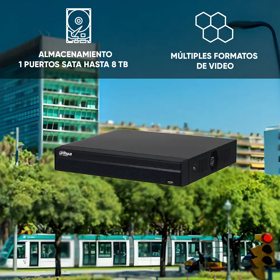 Miniatura: Nvr Dahua 8MP 8 puertos IP POE Poe DHI-NVR1108HS-8P-S3/H