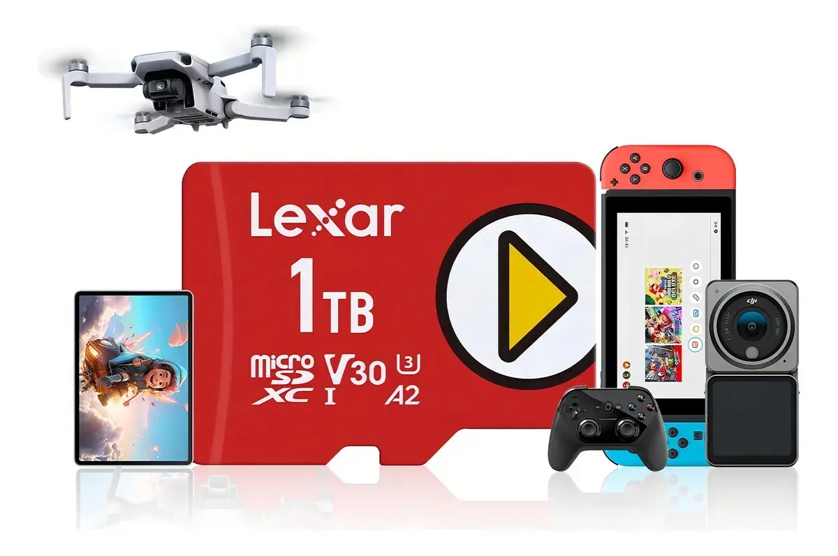 Memoria Micro Sd Lexar 1tb Para Nintendo Switch, Tarjeta Micro Sd 1tb Para Guard