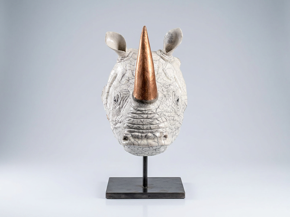 Miniature : Tête de Rhinocéros