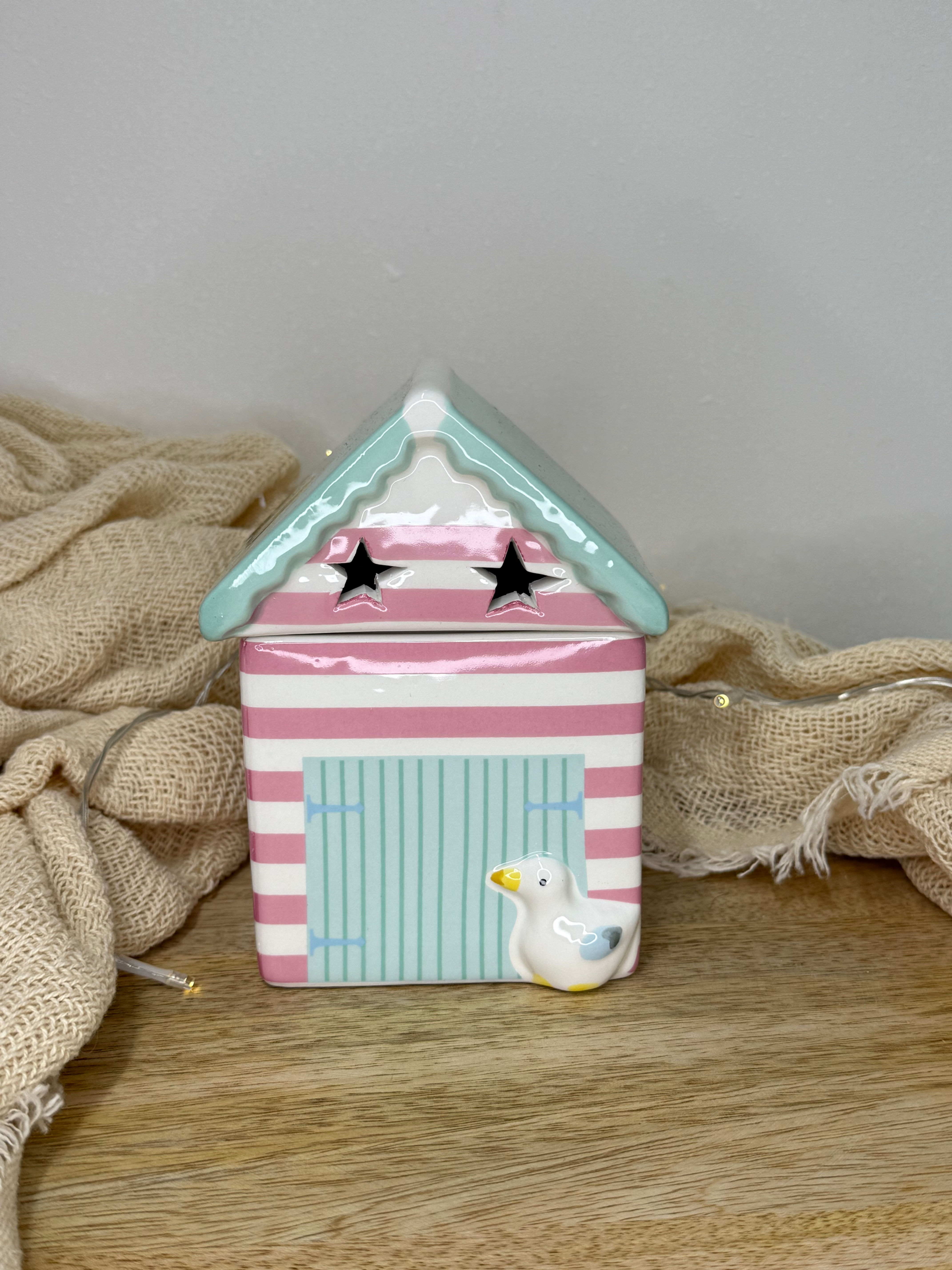 Pastel Strandhuis - Wax Brander