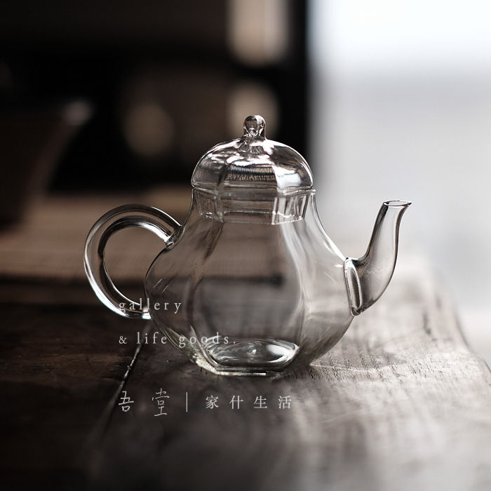 Thumbnail: Hexagon Si Ting Glass Teapot (120ml)
