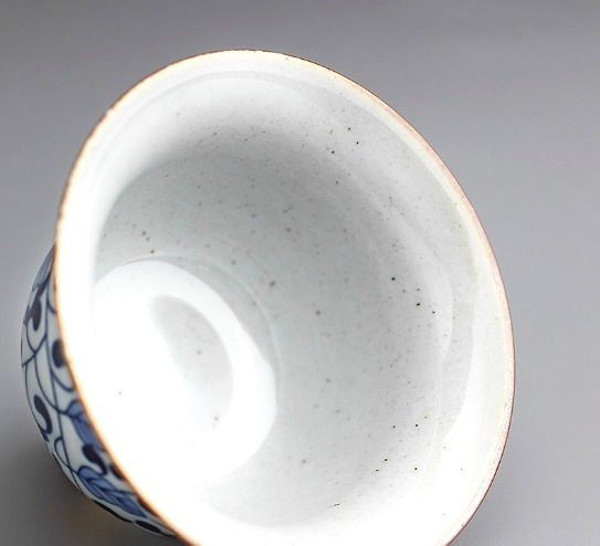 Thumbnail: Qinghua Blue Garden Gaiwan