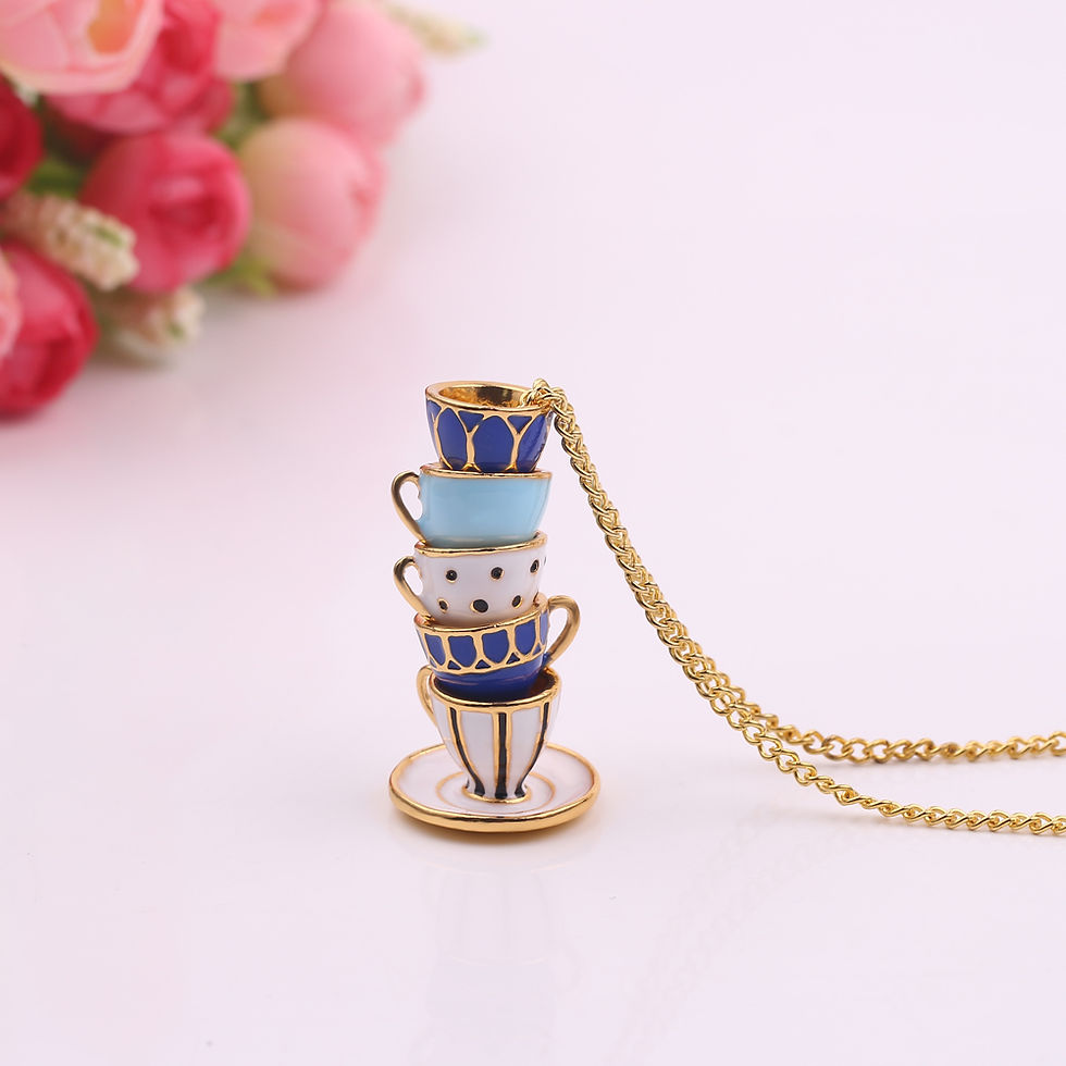 Thumbnail: Teacup Lasagne Pendant