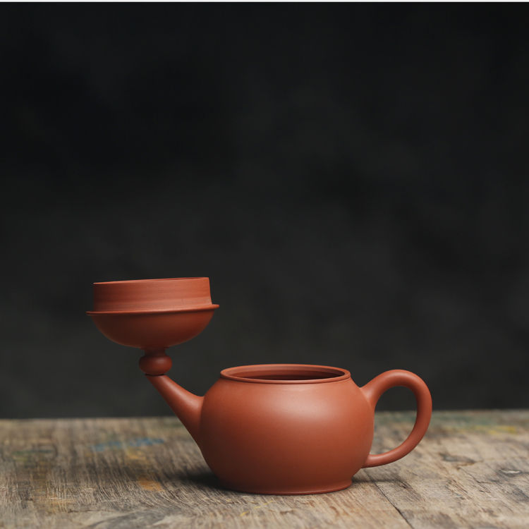 Thumbnail: Zisha Zhu Clay Chiu Chow Classic Waterfall Teapot (100ml)