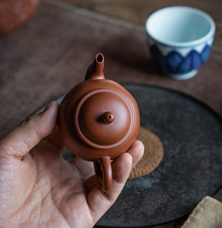 Thumbnail: Yixing Zisha Zhu Clay Lantern Teapot (110ml)