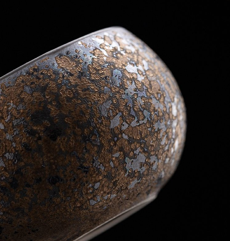 Thumbnail: Rusty Bronze Coarse Clay Teacup