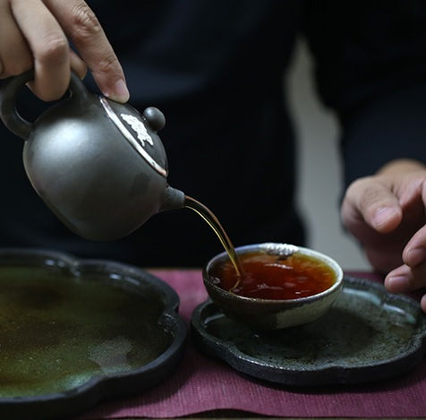 Thumbnail: Yixing Zisha Base Clay Silver Cloud Xishi Teapot (210 ml)