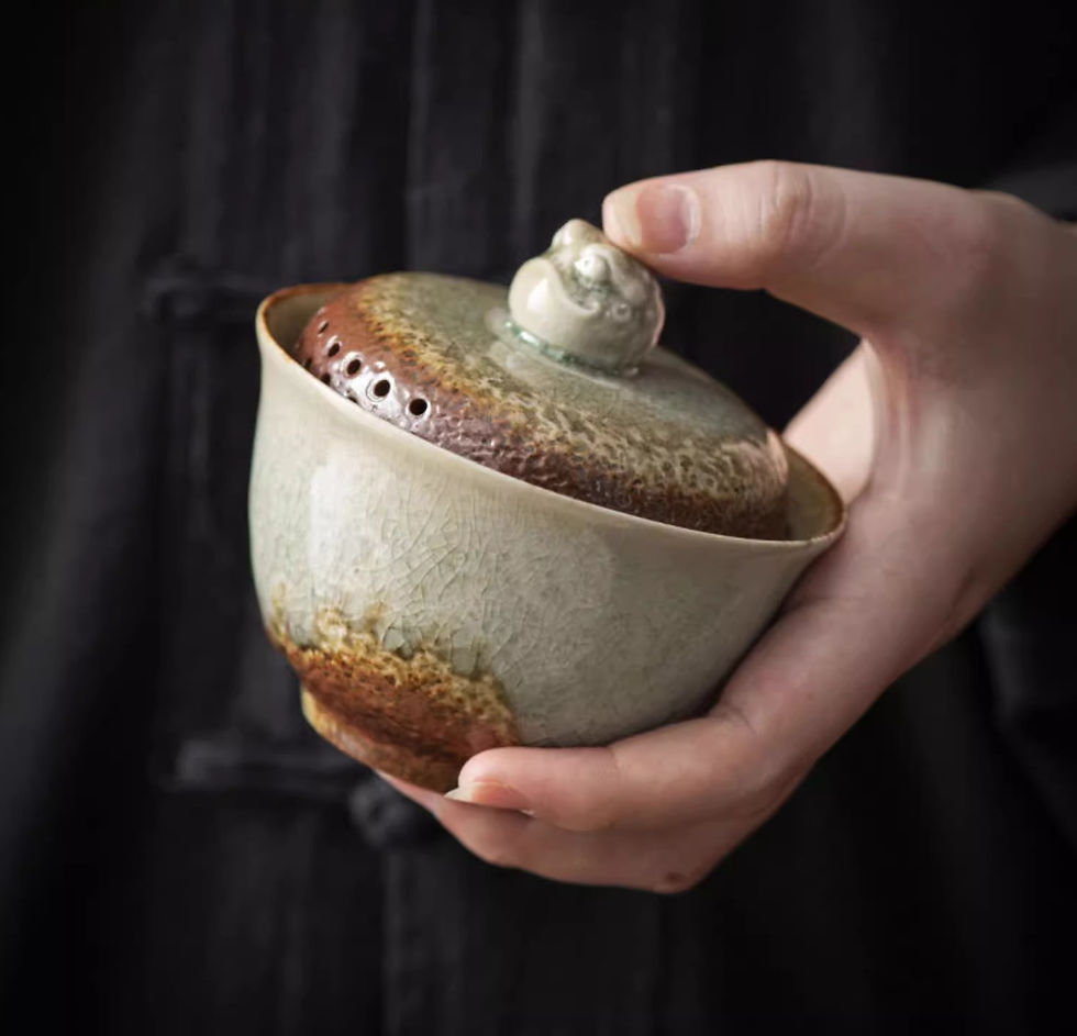 Thumbnail: Flame Touched Toad Gaiwan