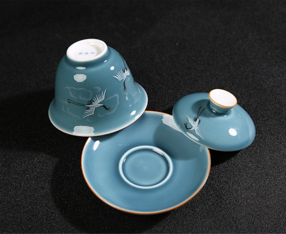 Thumbnail: Cranes In Flight Gaiwan Set (170ml)