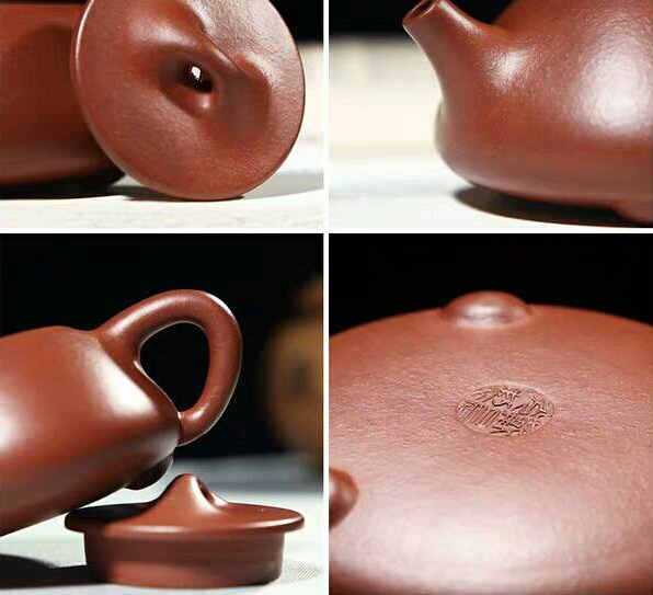 Thumbnail: Yixing Zisha Base Clay King Chau Shipiao Teapot (220ml) (Name Carving)