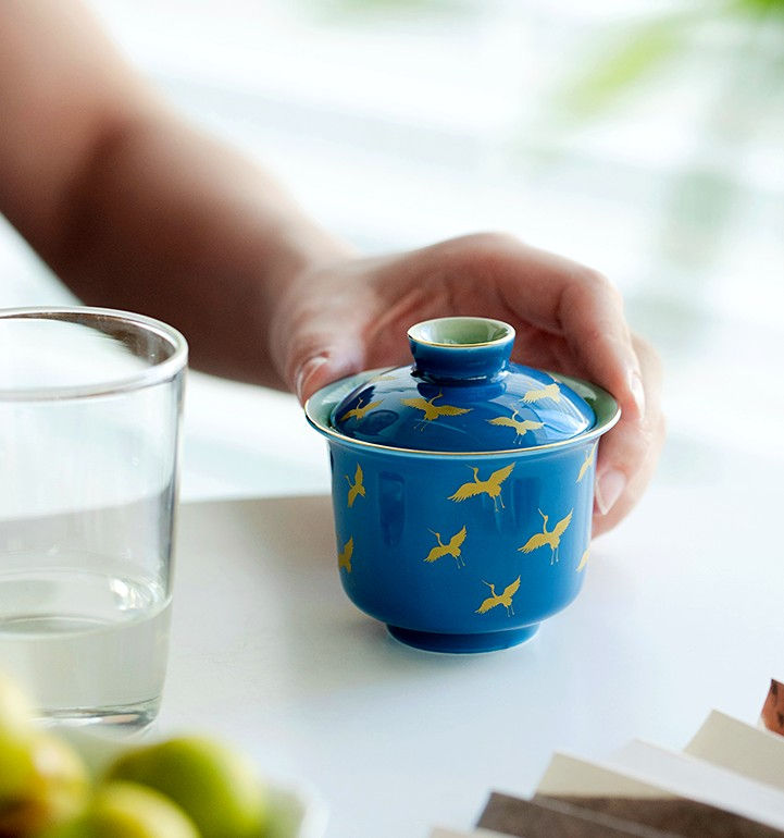 Thumbnail: Delux Gold Grane Gaiwan (100ml)