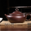 Thumbnail: Yixing Zisha Aged Purple Clay Bamboo Hat Teapot (310ml)