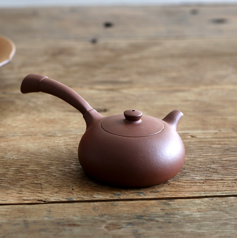 Thumbnail: Yixing Zisha Aged Purple Clay Tong Yu Teapot (155ml)