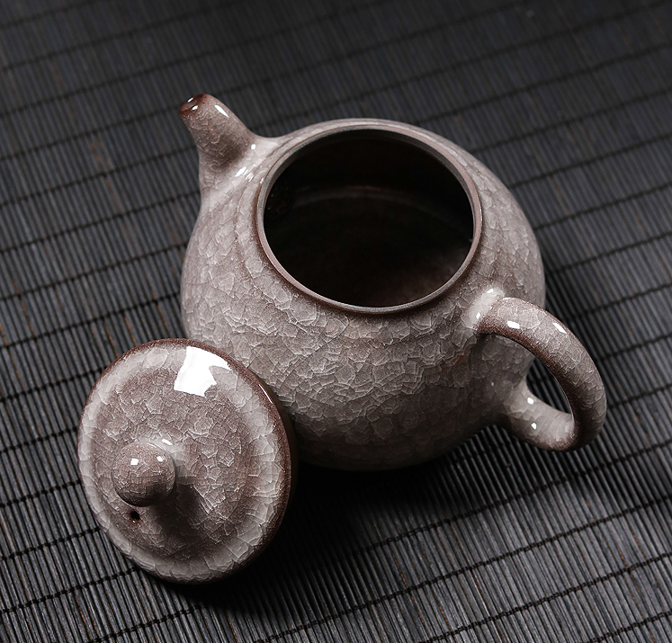 Thumbnail: Silver Dragon Celadon Teapot